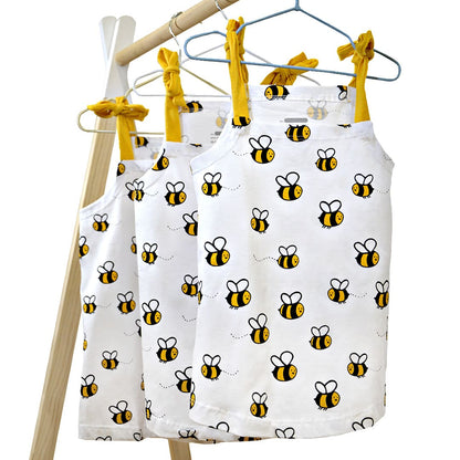 Vestido Camisero Infantil Abejas